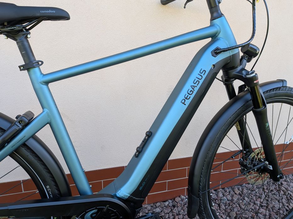 Jak nowy elektryk PEGASUS PREMIO EVO 10 LITE * Bosch CX Smart * 17km! * Suntour Air * 55 cm