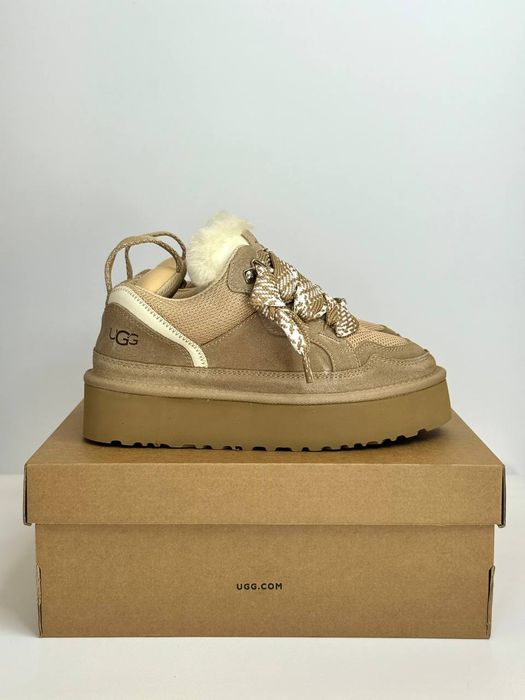 Уггі UGG Lowmel Sneaker Platform premium | Угги натуральные жіночі