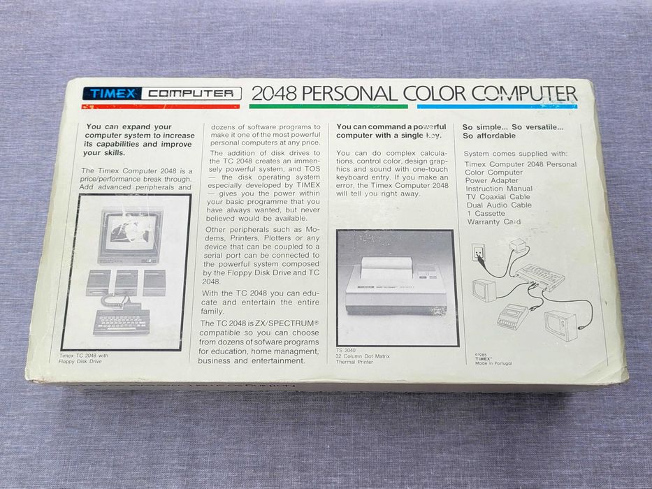 Komputer Timex 2048 (retro klon ZX Spectrum)
