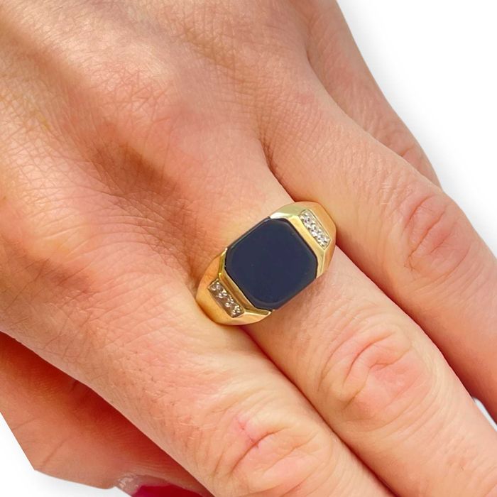 Złoty sygnet PR.333 8K