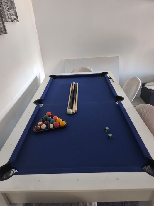 Mesa de Snooker/jantar com tampo De Faugeres