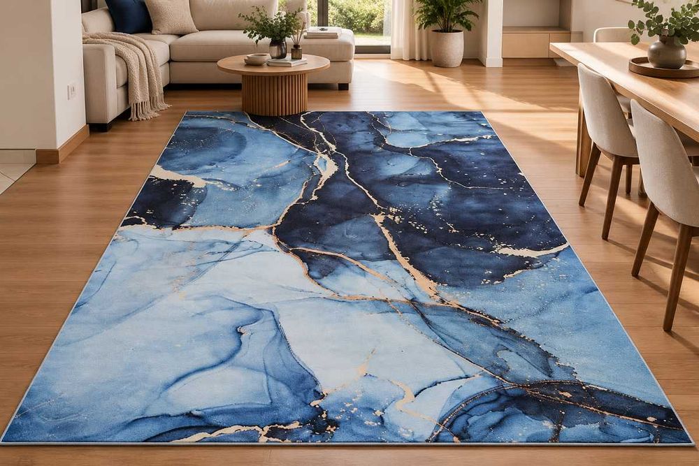 NOWY Dywan do Salonu Efekt 3D Nowoczesne Wzory Elegancki 200x300