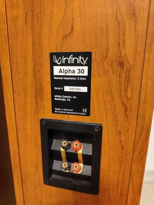 Колонки Infinity alpha 30 HiFi  Акустическая система Рабочие