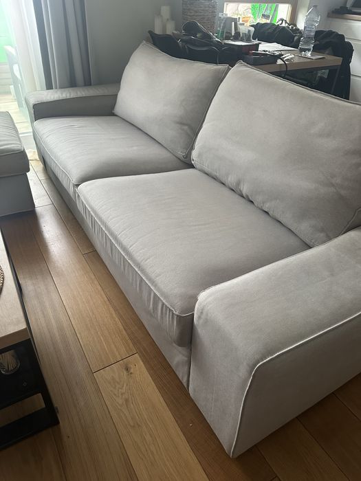 Kanapa + pufa podnóżek ze schowkiem Ikea Kivik