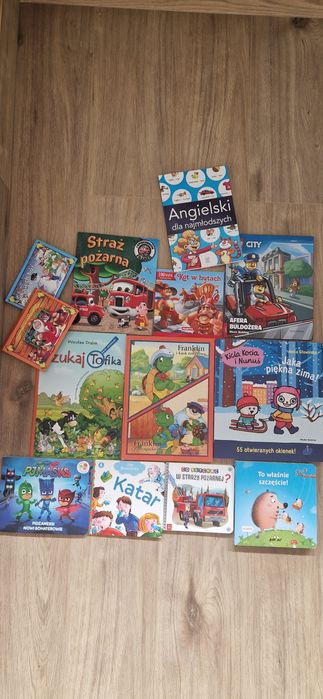 Zestaw książek, książeczek, bajek dla dzieci