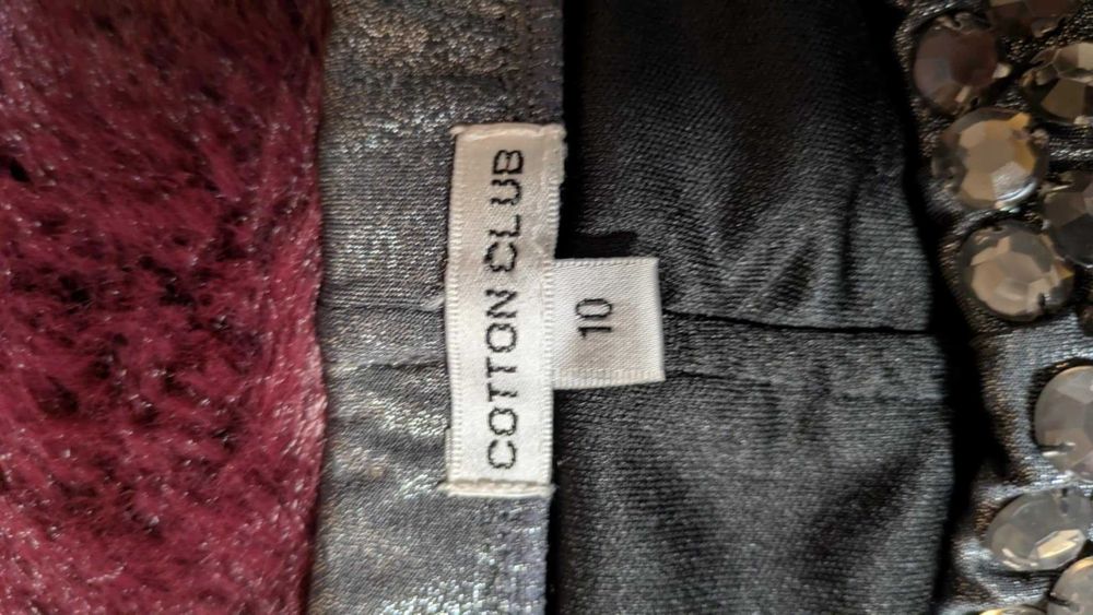 Srebrna sukienka Cotton Club