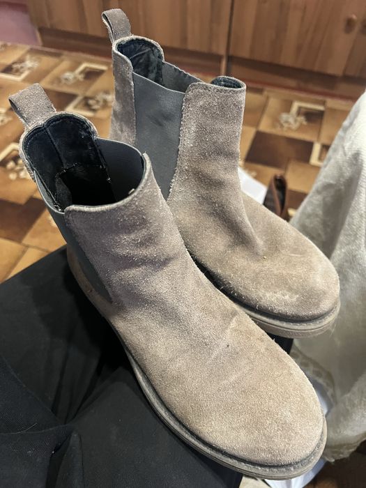 Черевики натуральний замш