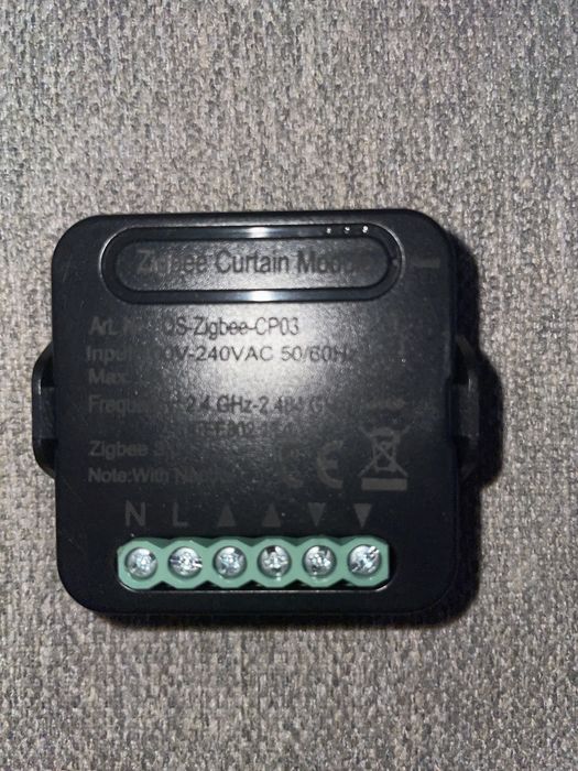 Zigbee Curtain Module - Switch Connection425769265530163201