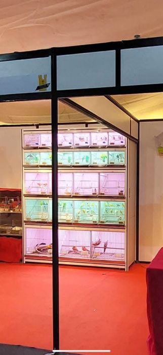 Gaiola/ bateria para pássaros