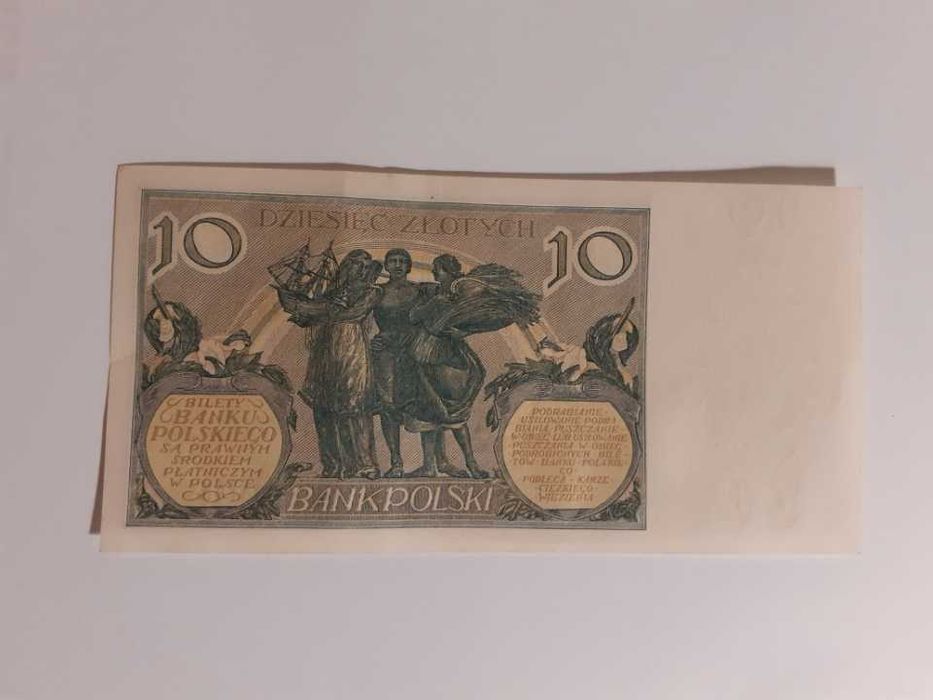 Banknot  10 zł 1929 rok Bank Polski