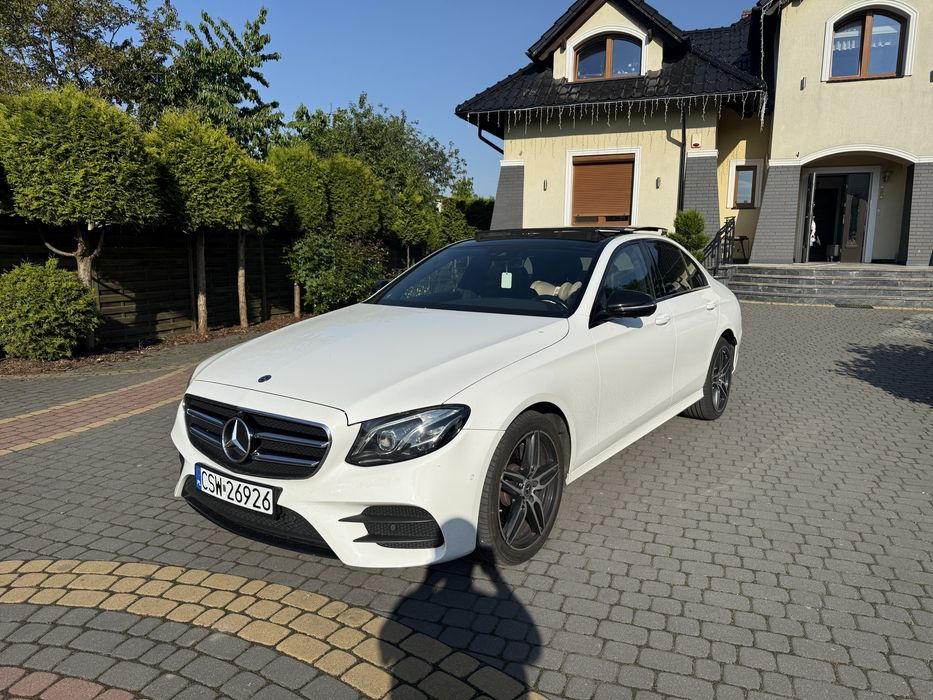 Mercedes E220d 4matic salon polska stan bdb