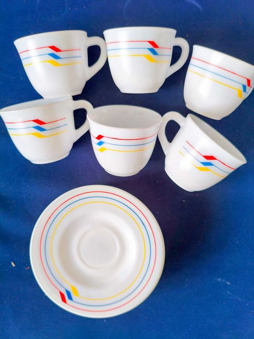 Serviço Café Vintage Harmonia 12 Peças Novo (Estilo Arcopal)