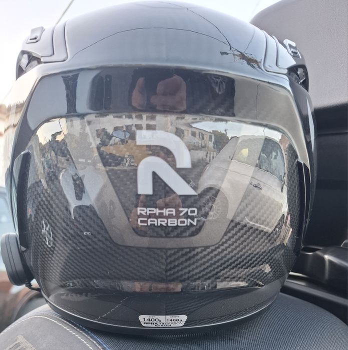 Capacete intregal Hjc rapha 70 em carbono tamanho L