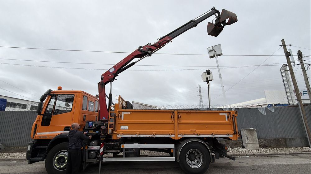 IVECO EUROCARGO 19Ton 250cv GRUA BASCULANTE SÓ 100.000KM  OPORTUNIDADE