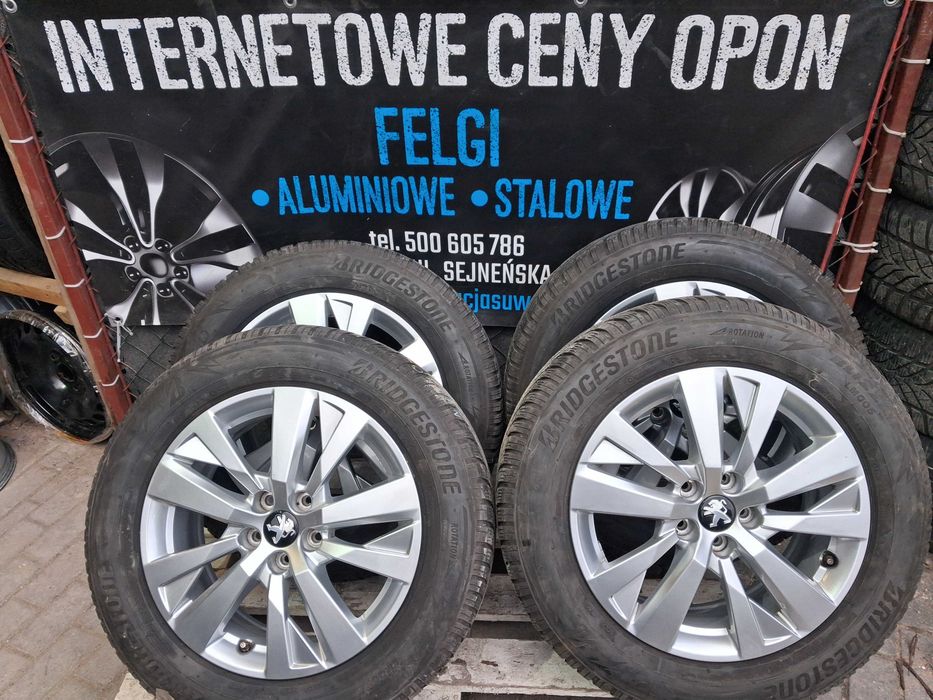 4x koła zimowe R17 5x108 Peugeot 3008/ 4008. 5008- 408 Citroen