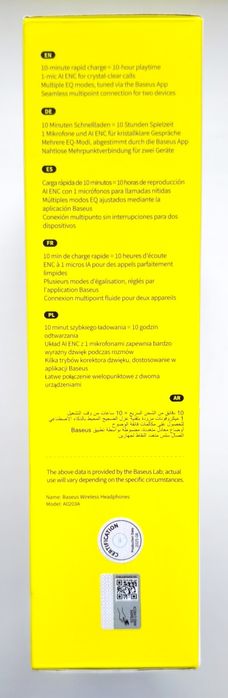 Оригінальні бездротові TWS навушники Baseus BH1