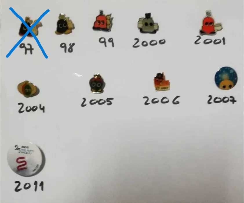 Pin´s antigos (Pirilampo Mágico)