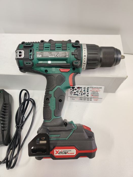 НОВИЙ оригінал шуруповерт/дрель зНімеччини PARKSIDE PABS 20/шурупокрут