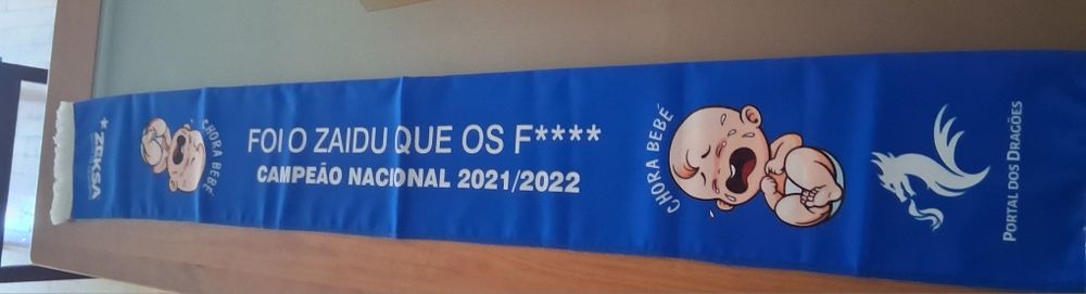 Cachecol FCP campeão 2021/ 2022 para colecionadores
