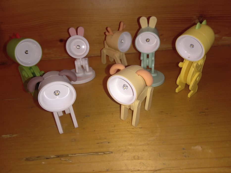 Нічник, ліхтарик: зайчик, олень, собачка