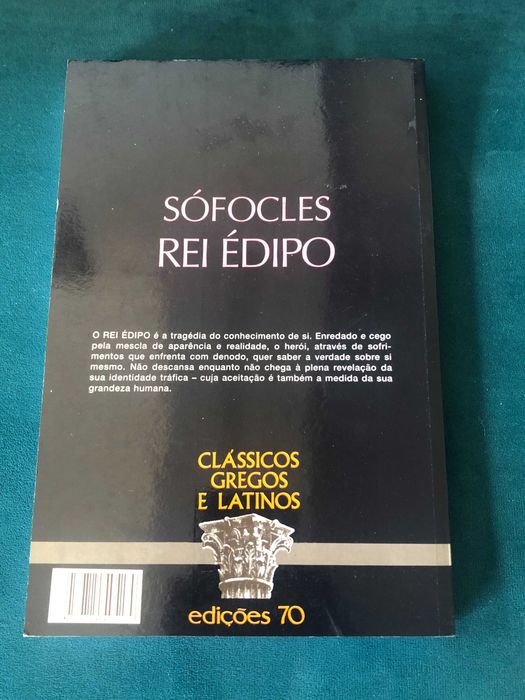 Sófocles Rei Édipo Edições 70 LIVRO