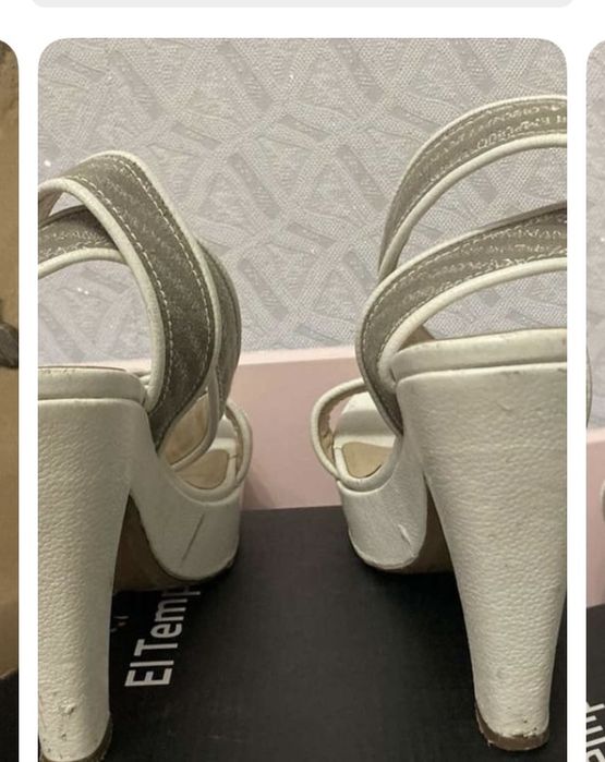 Emporio Armani босоножки танкетка каблук