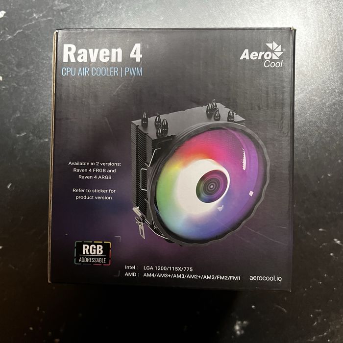 Cooler CPU Raven 4 – Air Cooler – Excelente estado