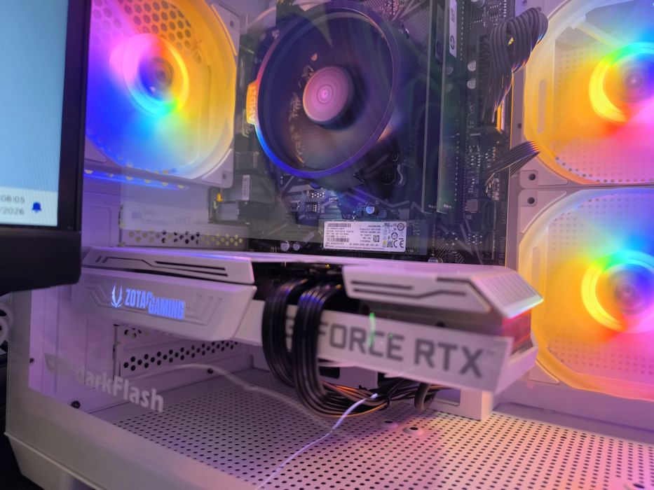 Pc R5 3070RTX + Ecrã + Periféricos 3x Sem Juros