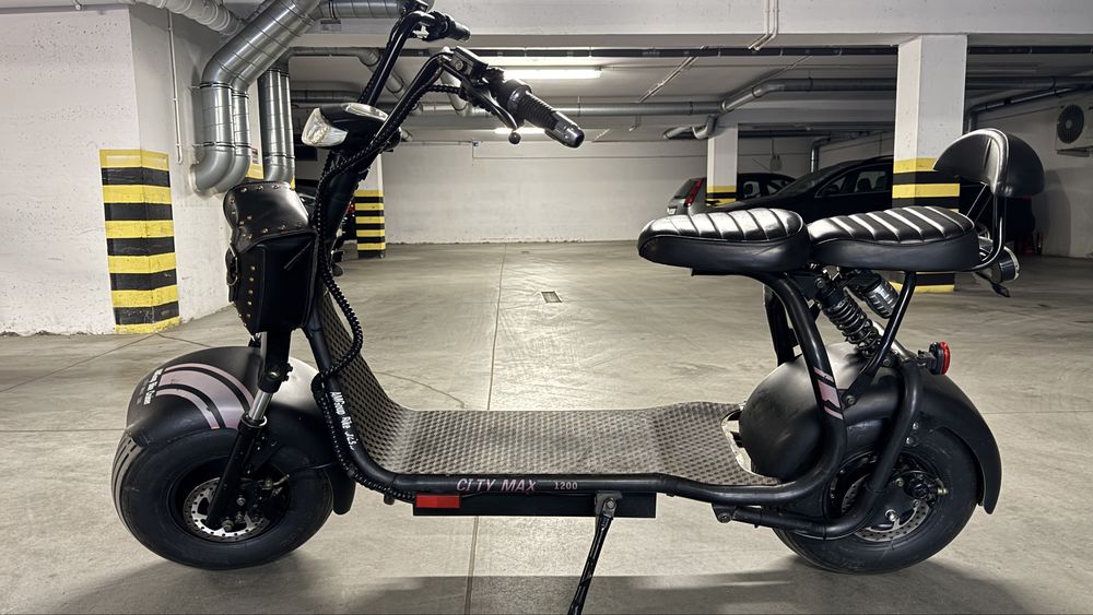 AMGroup Bike Cruiser City Max 1200W | Elektryczny Chopper | Dwuosobowy