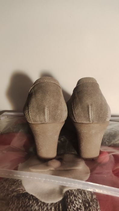 Sapatos cunha bejes senhora 36