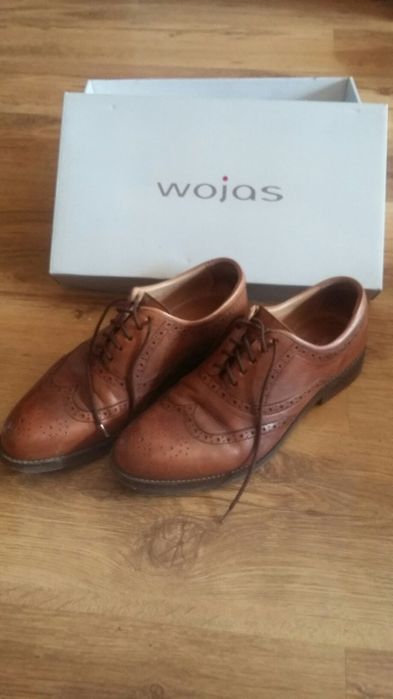 Buty męskie skórzane marki Wojas