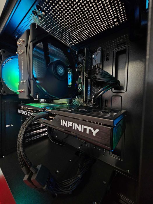Nowy Komputer Gamingowy Ryzen 7 7800X3D 32GB DDR5 2TB RTX 5070 Faktura