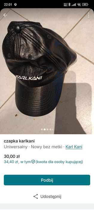 Czapka  karlkani