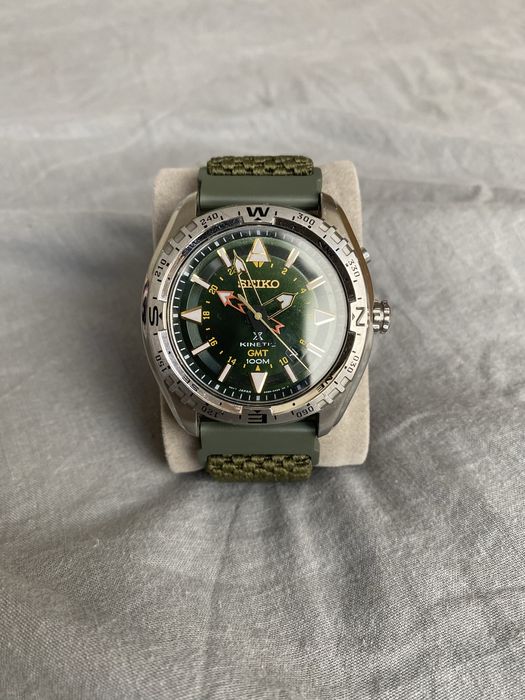 Seiko Prospex SUN049P1 Kinetic GMT – Kaliber 5M85, Kompas, 100m, Hardlex
