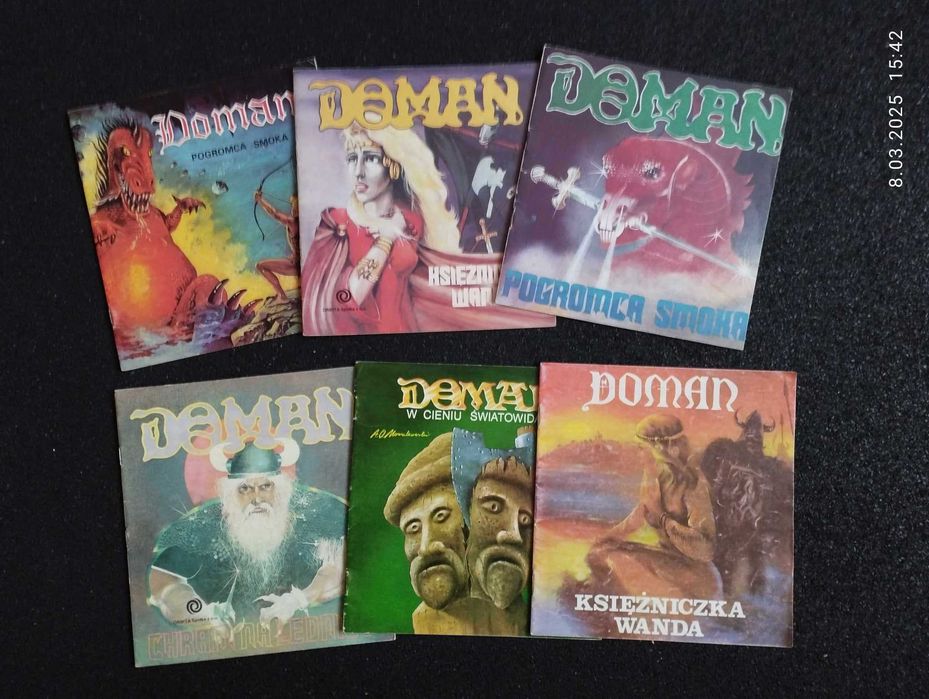 Zestaw komiksów DOMAN - 6 sztuk