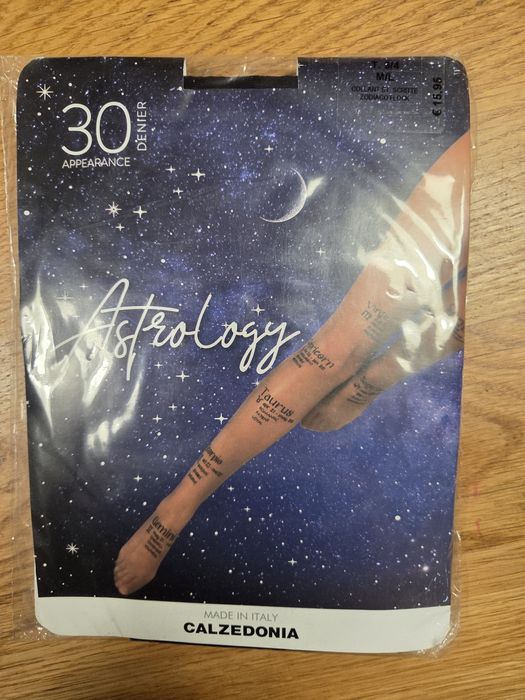 Nowe rajstopy calzedonia m/l astrology napisy znaki zodiaki zodiaco fl