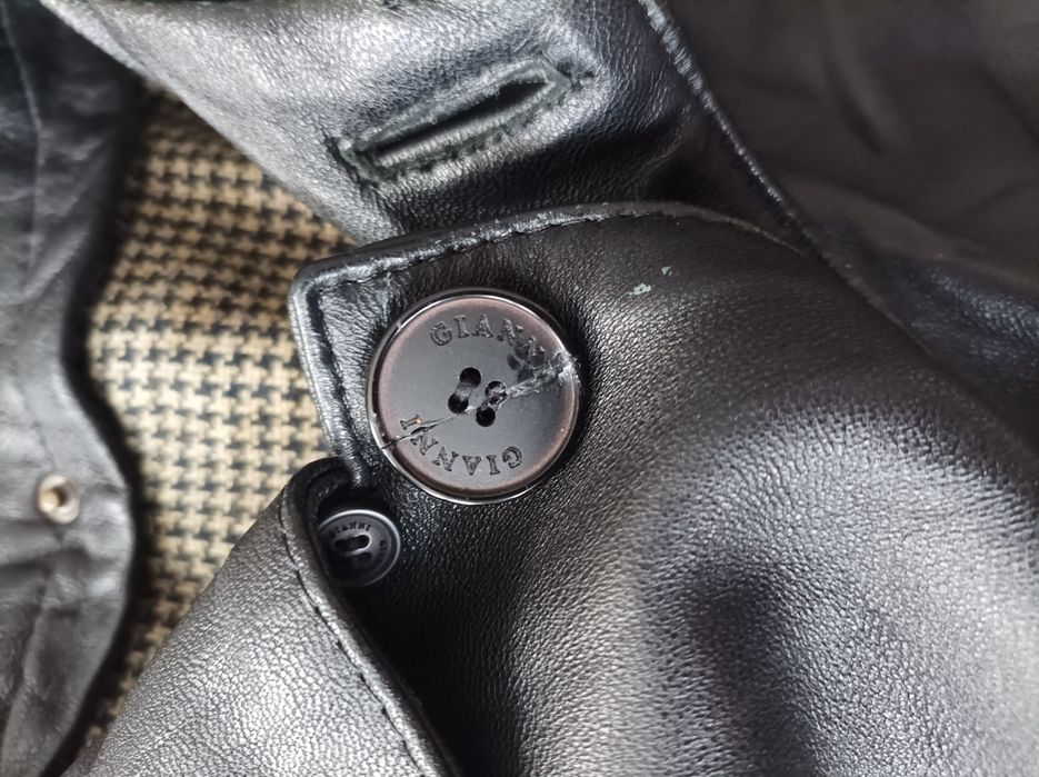 Gianni kurtka skórzana męska, podpinka, XL