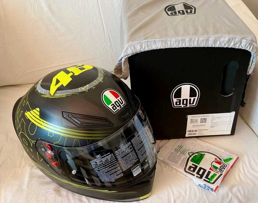 Capacete NOVO AGV K1 Track 46 (30% DESCONTO) Tamanho XS