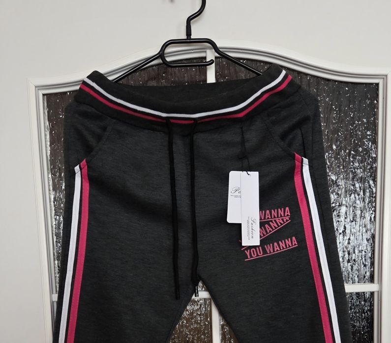 Dresy Damskie 2XL-3XL Ciemne Szare