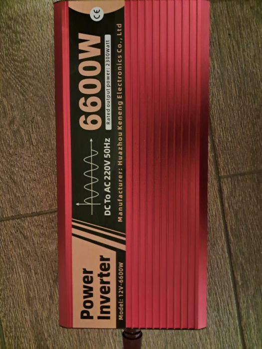 Инвертор 12в - 6600w з чистою синусоїдою