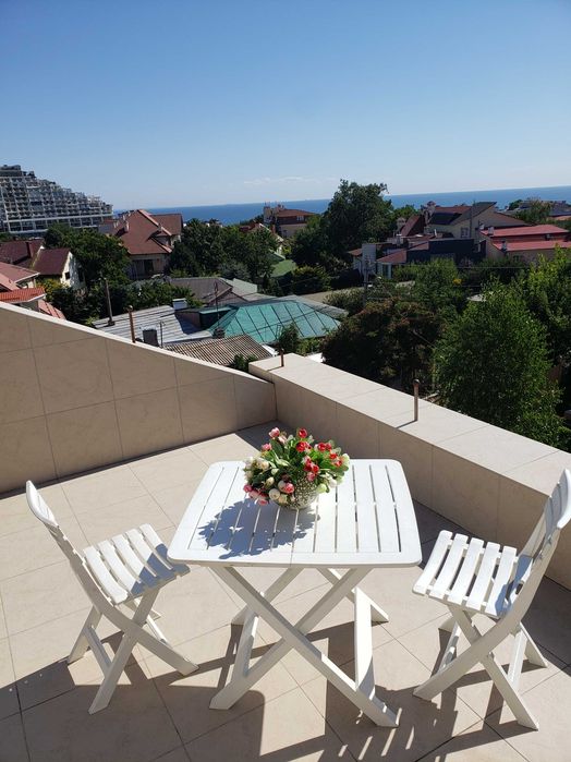 Аркадія.2-хкімн.квартира.160 кв.м .Краєвид на море.Тераса.5хв.до моря.Сховище.