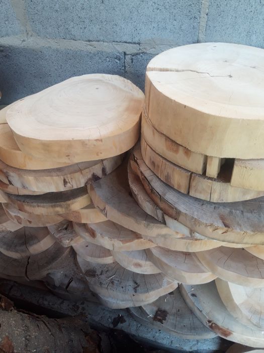 Plastry drewna - male