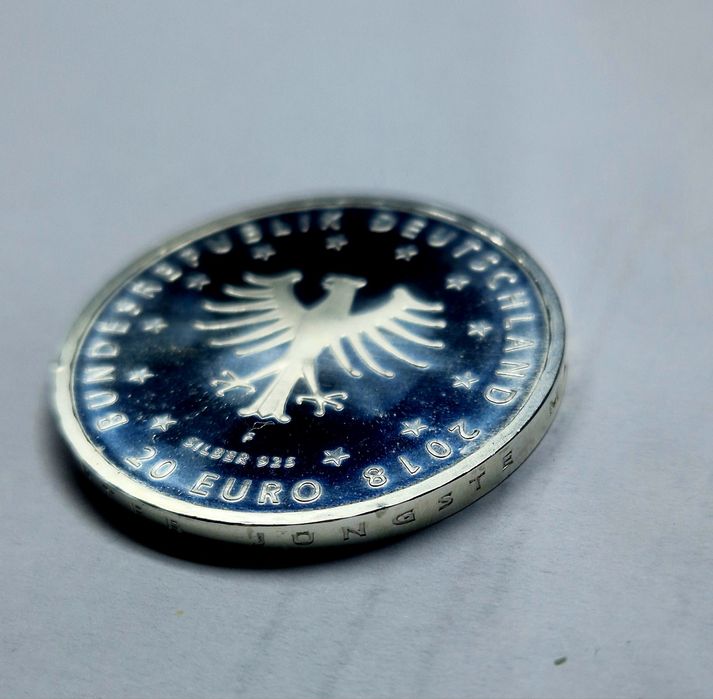 Moneta 20 Euro 2018 srebro