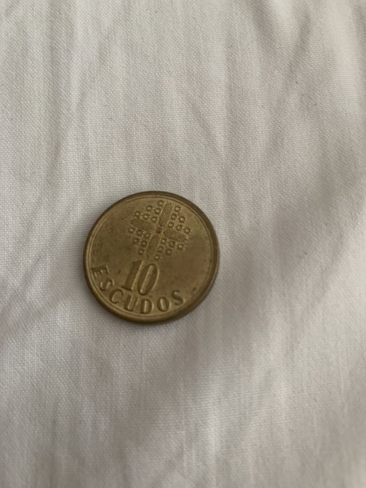 Moeda de dez escudos de 1998