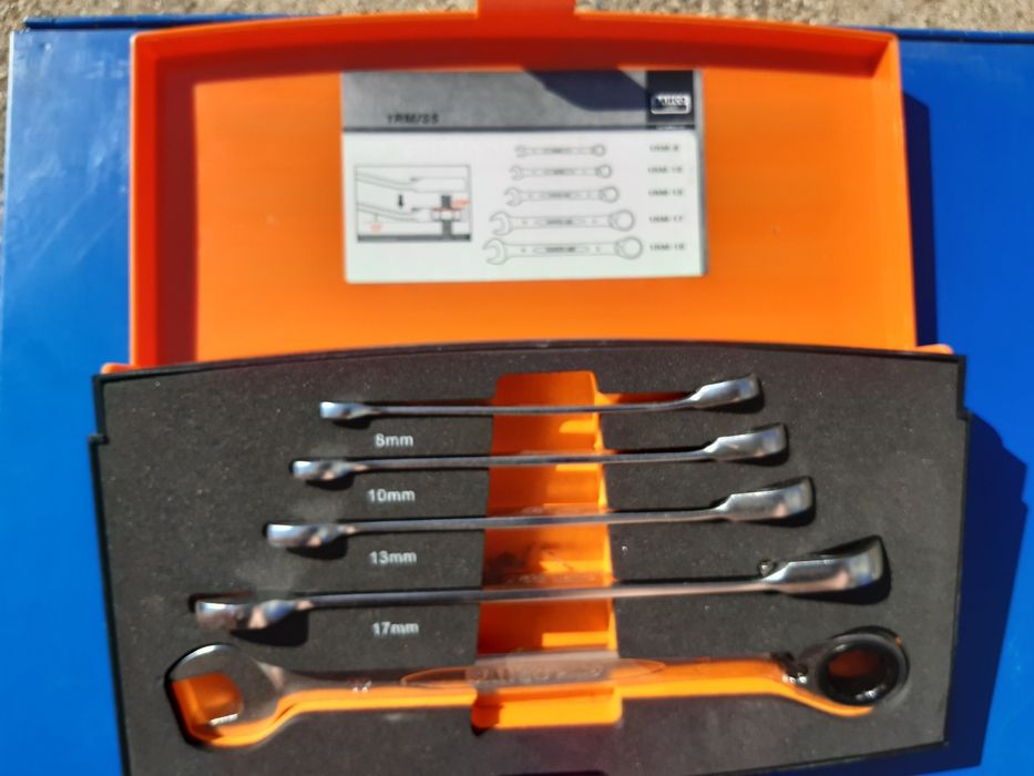 bahco 1rm/s5 zestaw kluczy z grzechotką