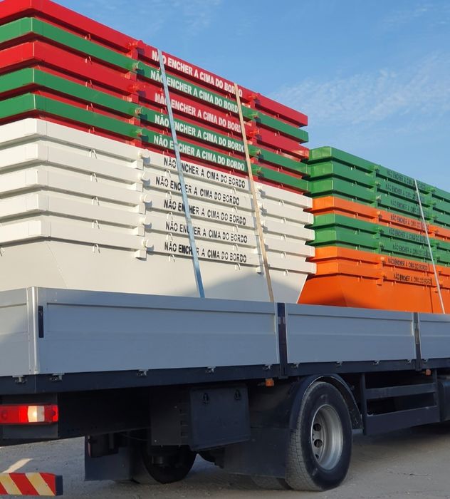 CONTENTORES p/recolha de todo o tipo de entulho e resíduos de obras