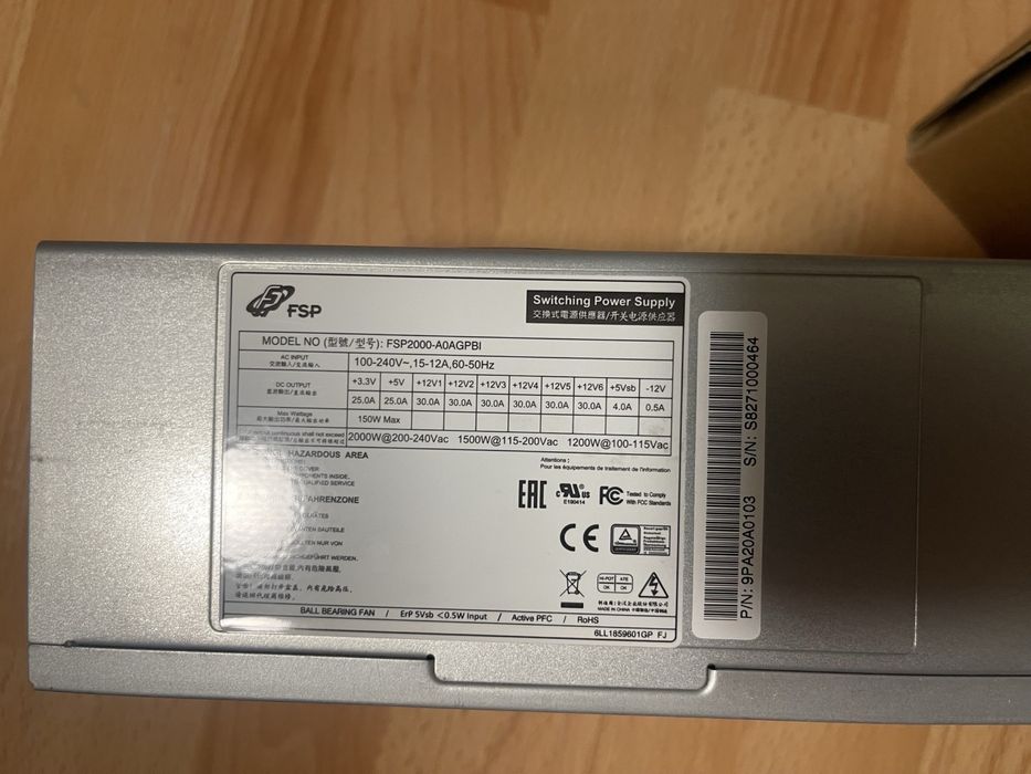 Блок живлення FSP2000-ADAGPBI