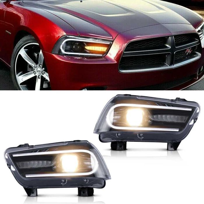 Lampy reflektory przednie przód DODGE CHARGER LX II 11-15 LED XENON