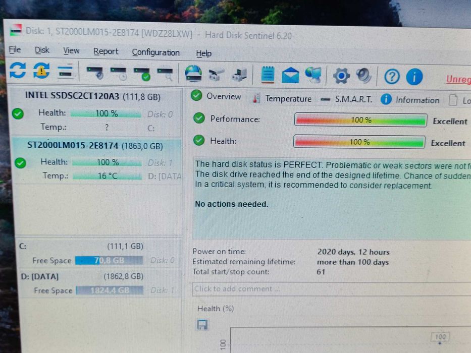 Hard Disk HDD диск 2.5 Seagate 2TB BarraCuda до ПК, НОУТА або PS