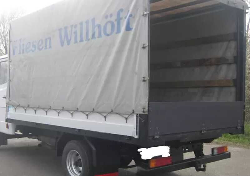 Кузов бортовий тентований . Mercedes-Benz Rex Vario